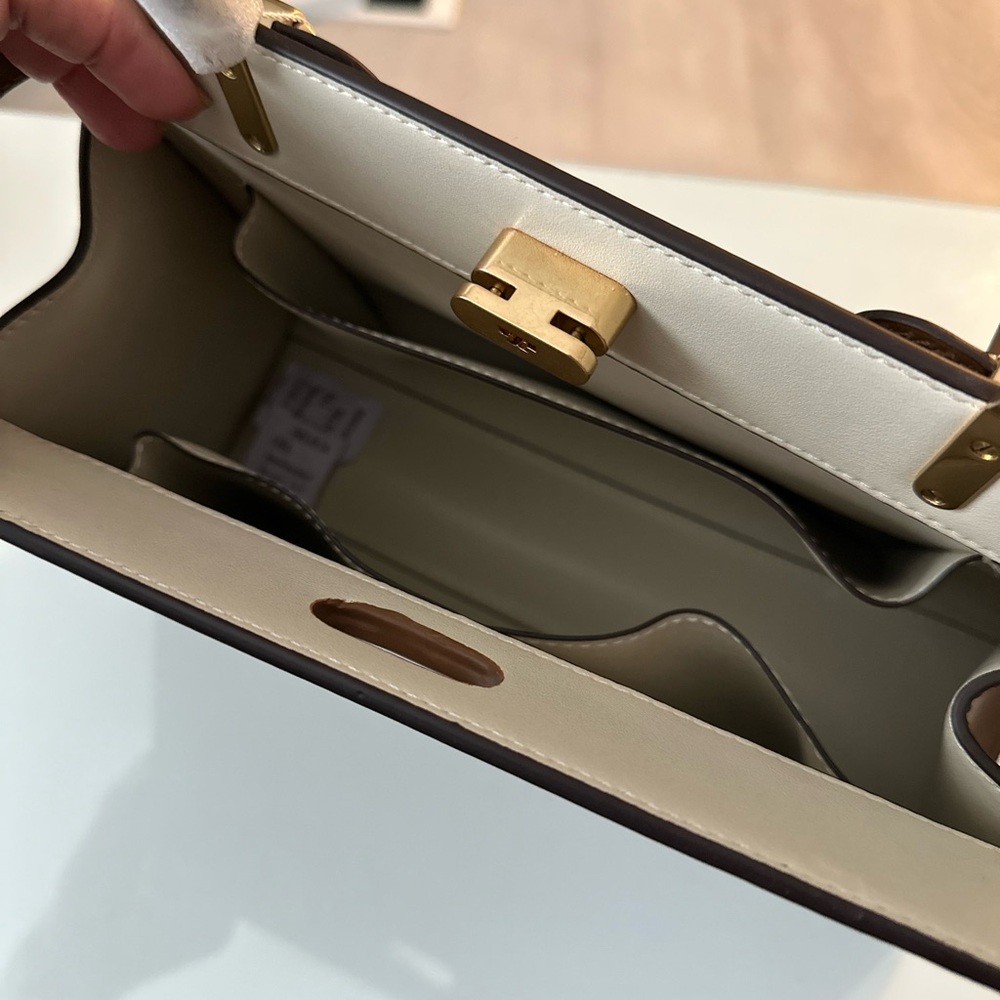 💥BRAND NEW💥 Tory Burch Lee Radziwill Petite Satchel - Picture 9 of 11